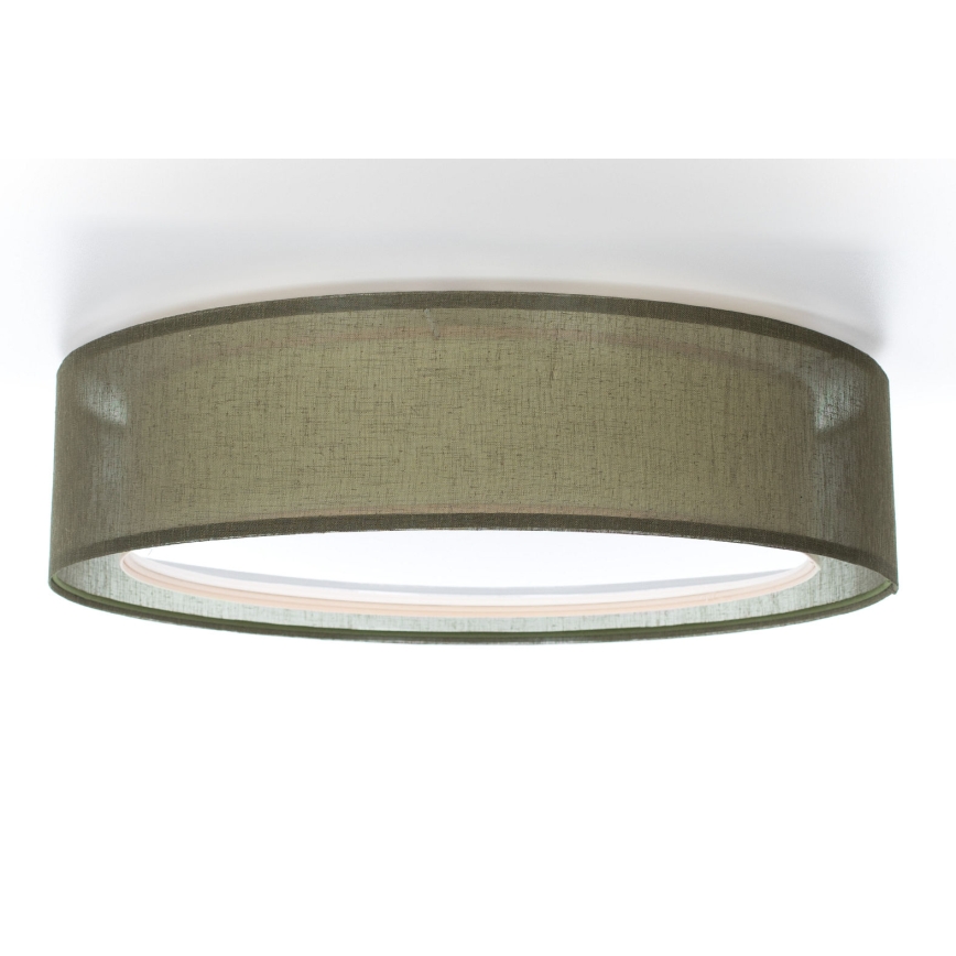 Taklampa PURO 2xE27/40W/230V Ø 60 cm grön