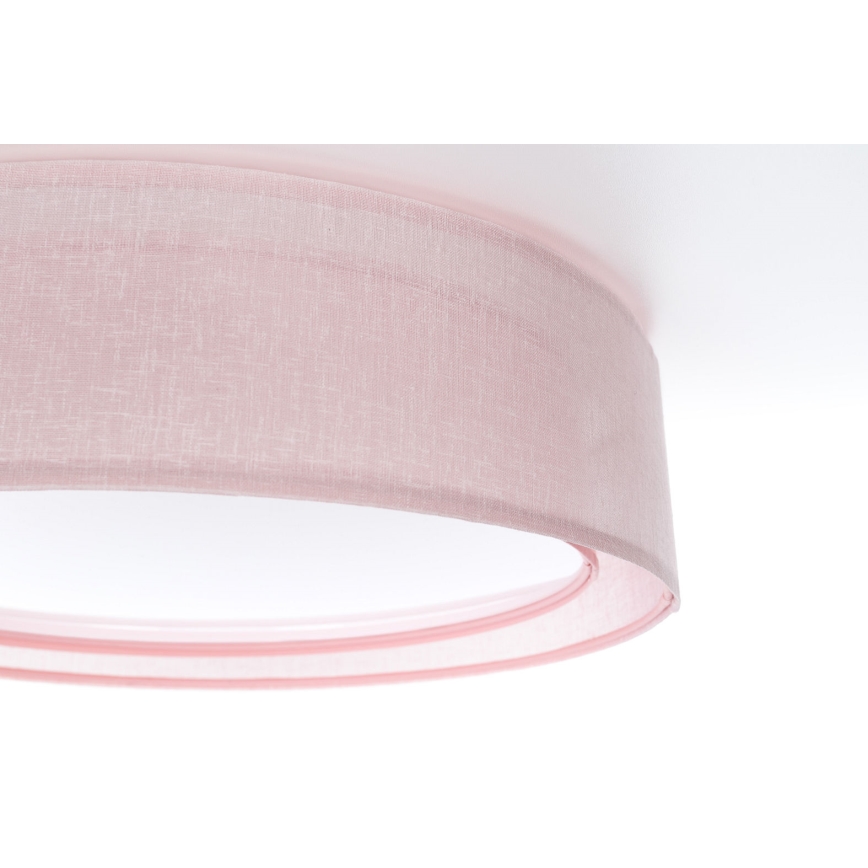 Taklampa PURO 2xE27/40W/230V, Ø 60 cm, rosa
