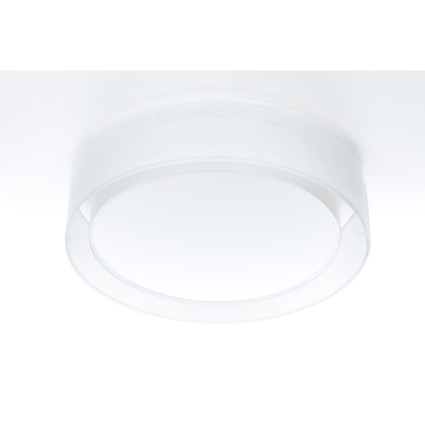 Taklampa PURO 2xE27/40W/230V Ø 60 cm vit