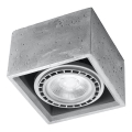Taklampa QUATRO AR111 1xGU10/40W/230V betong