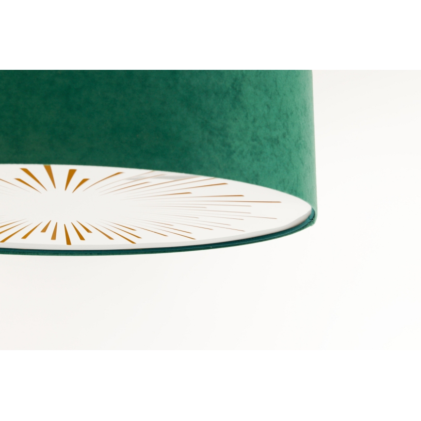 Taklampa RAYS 2xE27/60W/230V diameter 60 cm grön