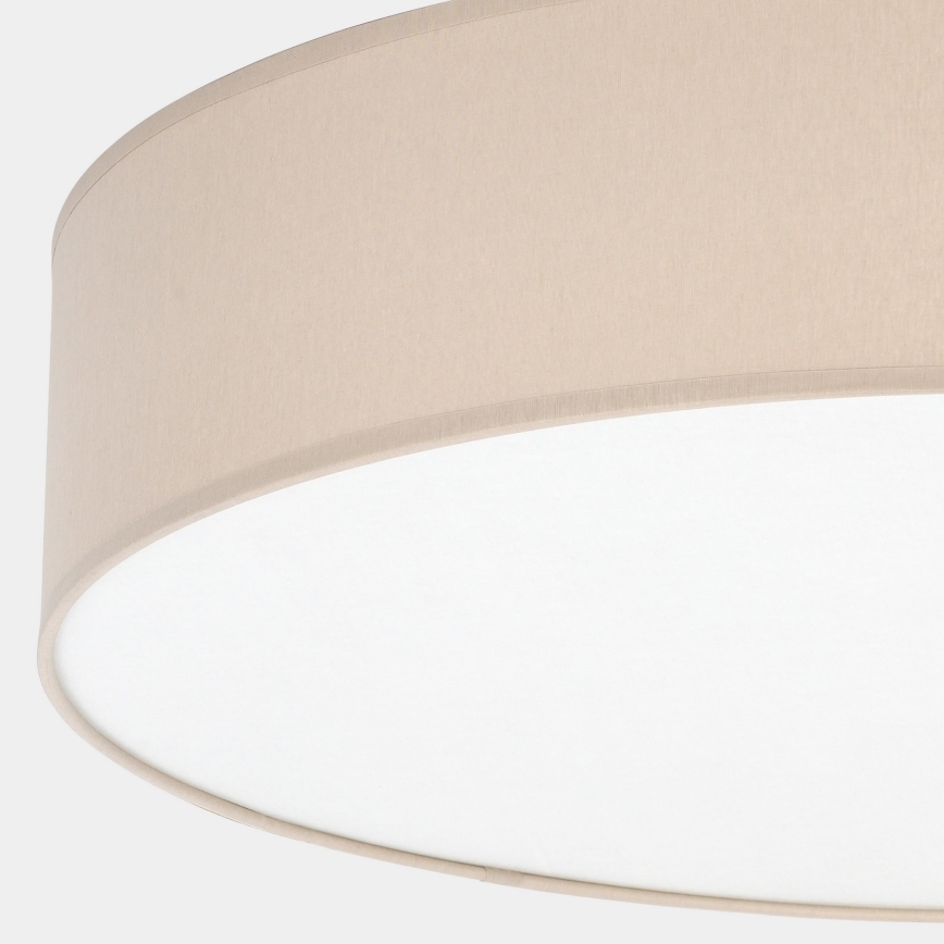 Taklampa  RONDO 4xE27/15W/230V d. 61 cm beige