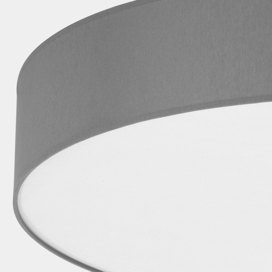 Taklampa  RONDO 6xE27/15W/230V d. 80 cm grå