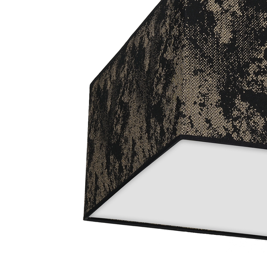 Taklampa  SATINO 2xE27/60W/230V svart /gold