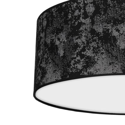 Taklampa  SATINO 2xE27/60W/230V svart /grå