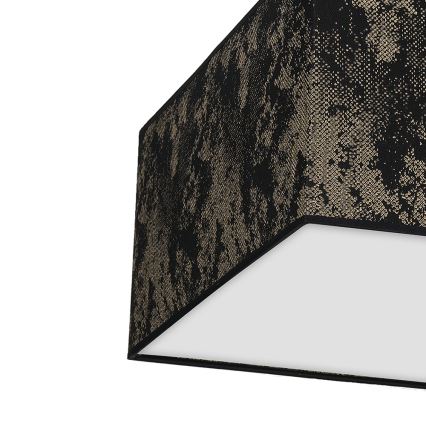 Taklampa  SATINO 3xE27/60W/230V svart /gold