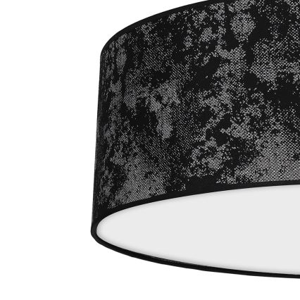 Taklampa  SATINO 3xE27/60W/230V svart /grå