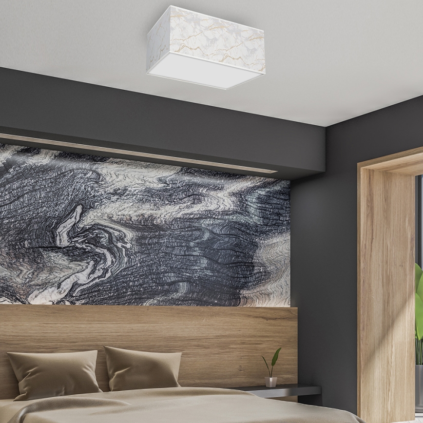 Taklampa  SENSO 3xE27/60W/230V vit 