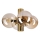 Taklampa SFERIO 4xE14/5W/230V mässing/rökig beige