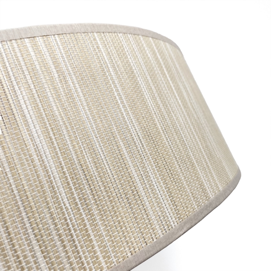 Taklampa SIRJA 1xE27/15W/230V Ø 35 cm beige