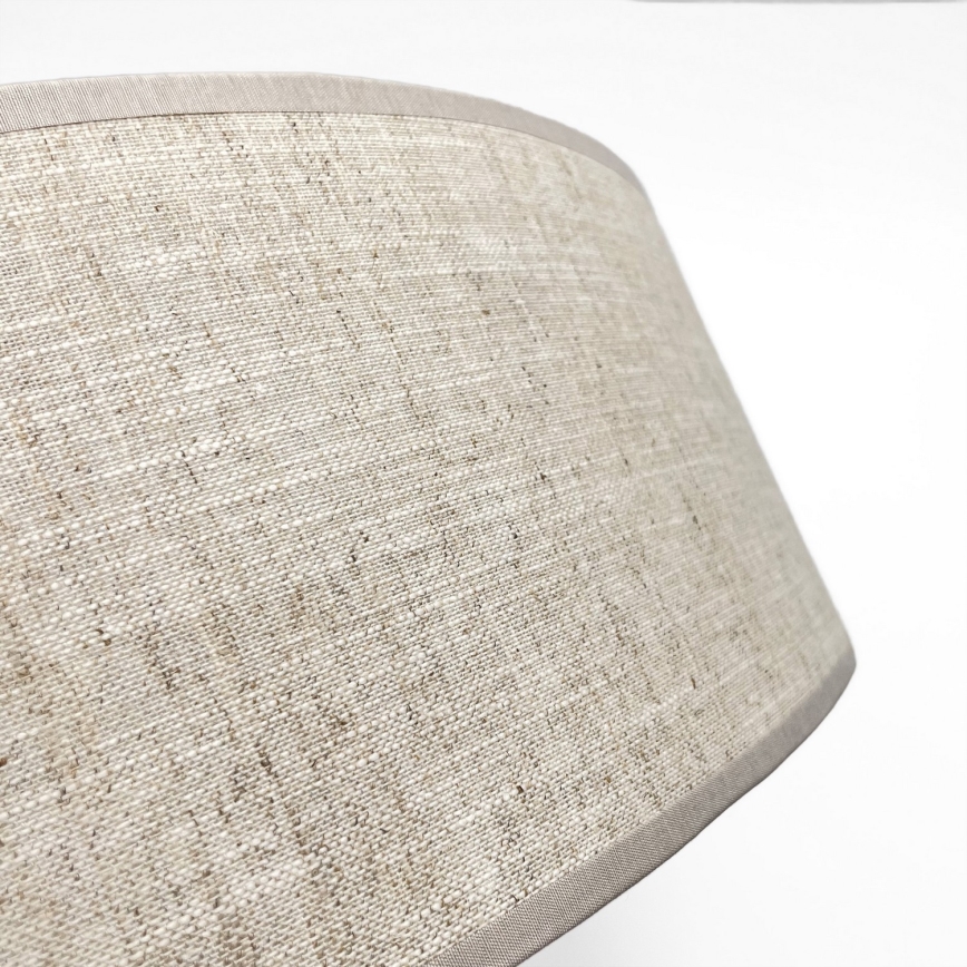 Taklampa SIRJA 1xE27/15W/230V Ø 35 cm beige