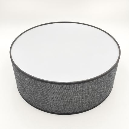 Taklampa SIRJA 1xE27/15W/230V Ø 35 cm grå