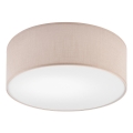 Taklampa SIRJA 1xE27/60W/230V diameter 35 cm beige