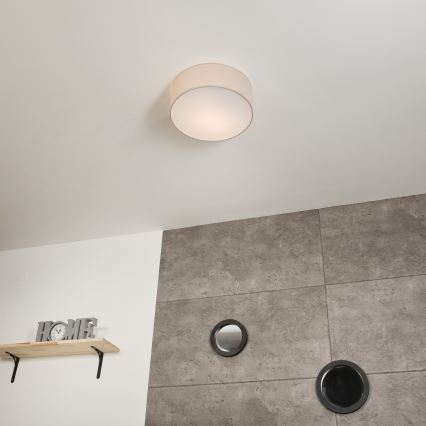 Taklampa SIRJA 1xE27/60W/230V diameter 35 cm beige