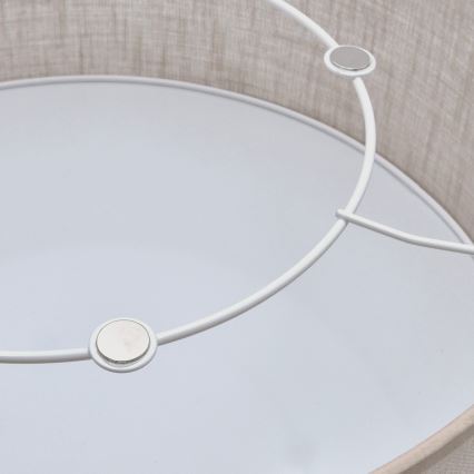 Taklampa SIRJA 1xE27/60W/230V diameter 35 cm beige