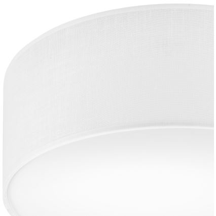 Taklampa SIRJA 1xE27/60W/230V diameter 35 cm vit