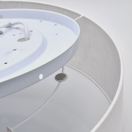 Taklampa SIRJA 2 x E27, 15 W, 230 V, Ø 45 cm, vit