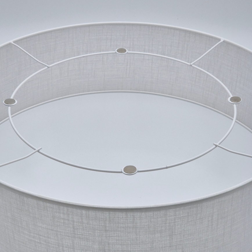 Taklampa SIRJA 2 x E27, 15 W, 230 V, Ø 45 cm, vit