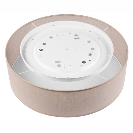 Taklampa SIRJA 2xE27/15W/230V Ø 45 cm beige