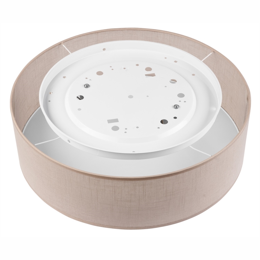 Taklampa SIRJA 2xE27/15W/230V Ø 45 cm beige