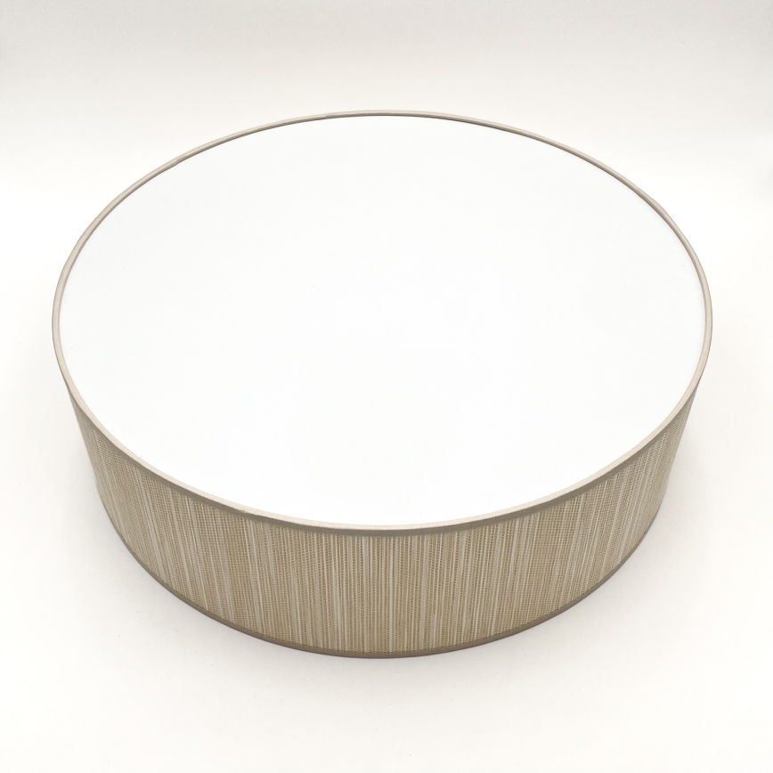 Taklampa SIRJA 2xE27/15W/230V Ø 45 cm beige