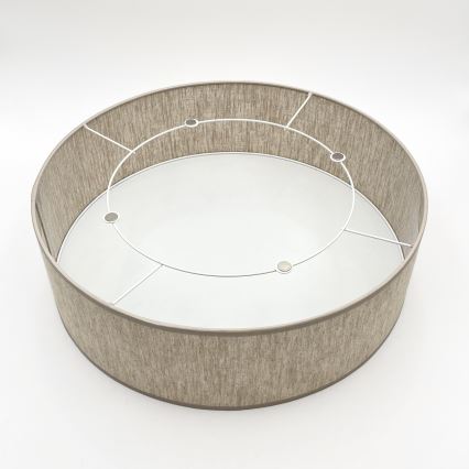 Taklampa SIRJA 2xE27/15W/230V Ø 45 cm beige