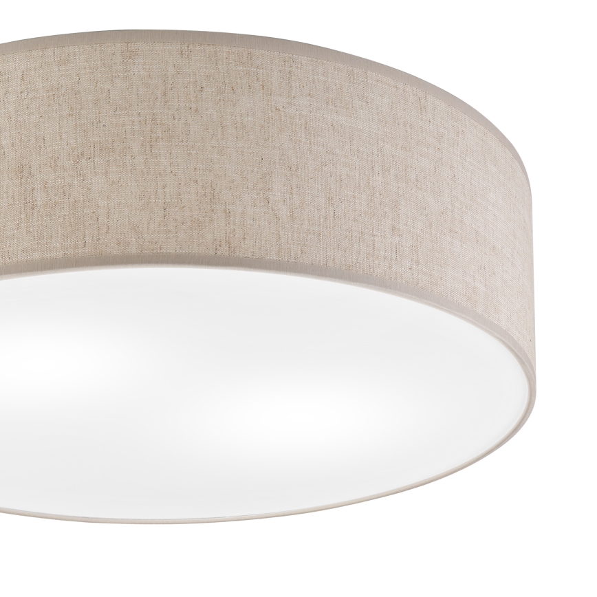 Taklampa SIRJA 2xE27/15W/230V Ø 45 cm beige