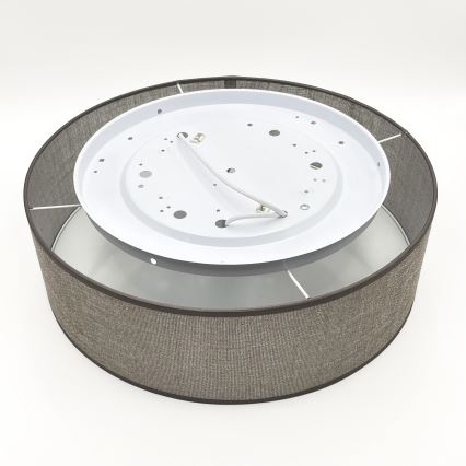 Taklampa SIRJA 2xE27/15W/230V Ø 45 cm brun