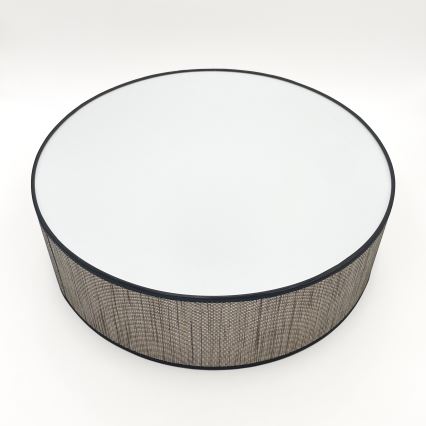 Taklampa SIRJA 2xE27/15W/230V Ø 45 cm brun