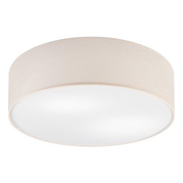 Taklampa SIRJA 2xE27/15W/230V Ø 45 cm krämvit
