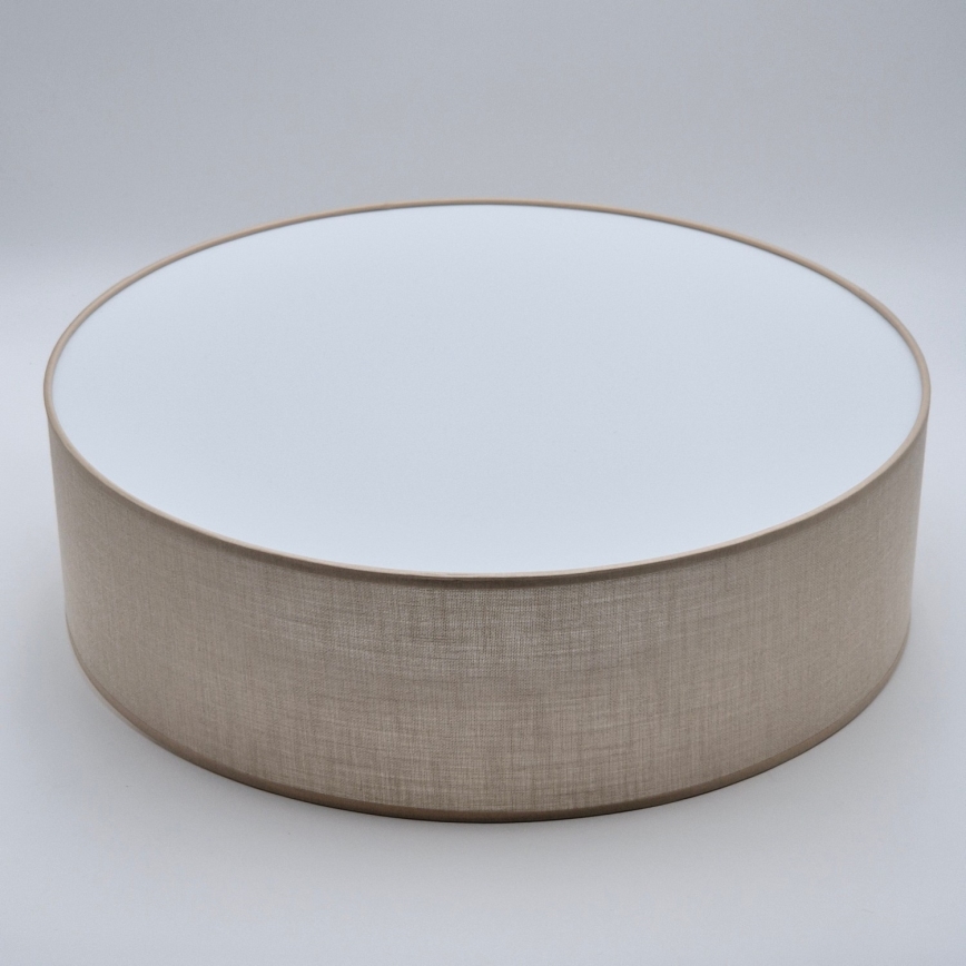 Taklampa SIRJA 2xE27/60W/230V Ø 45 cm beige