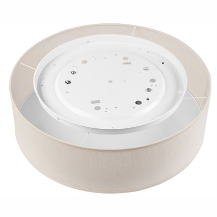 Taklampa SIRJA 2xE27/60W/230V Ø 45 cm krämvit