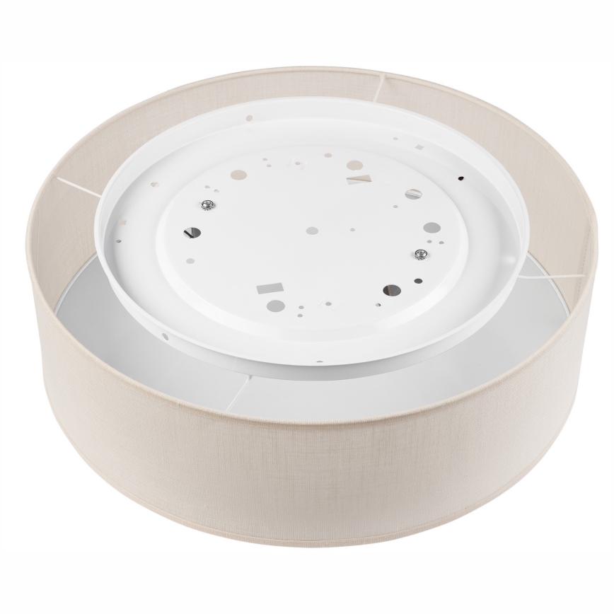 Taklampa SIRJA 2xE27/60W/230V Ø 45 cm krämvit