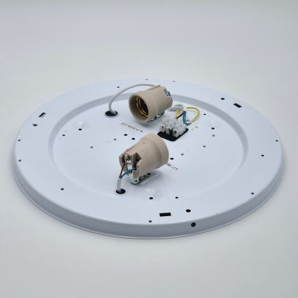 Taklampa SIRJA 2xE27/60W/230V Ø 45 cm vit