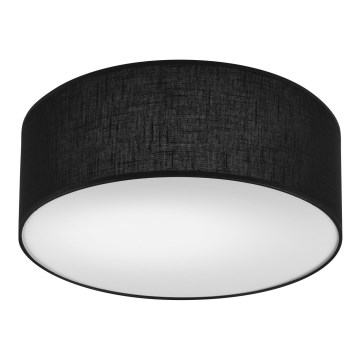 Taklampa SIRJA DOUBLE 2xE27/15W/230V diameter 35 cm svart