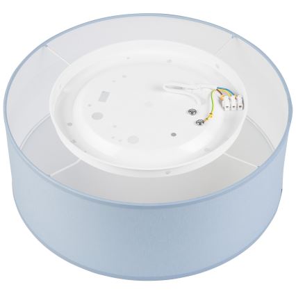 Taklampa SIRJA PASTEL 1xE27/60W/230V diameter 35 cm blå