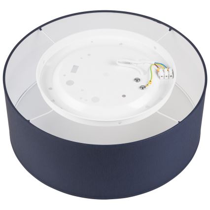 Taklampa SIRJA PASTEL 1xE27/60W/230V diameter 35 cm mörkblå