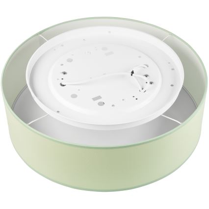 Taklampa SIRJA PASTEL 2xE27/15W/230V Ø 45 cm grön