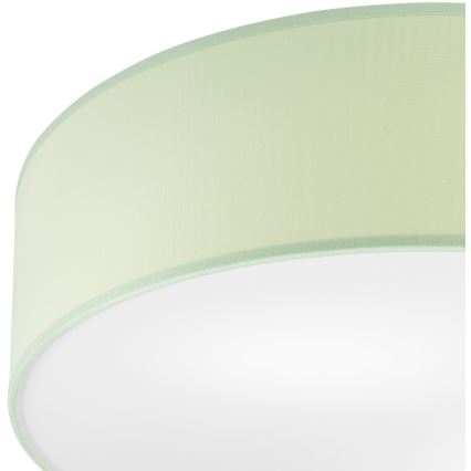 Taklampa SIRJA PASTEL 2xE27/15W/230V Ø 45 cm grön