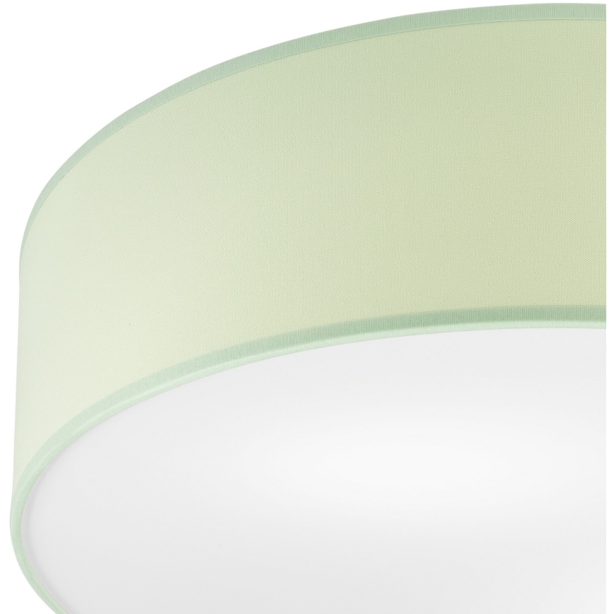 Taklampa SIRJA PASTEL 2xE27/15W/230V Ø 45 cm grön