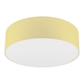 Taklampa SIRJA PASTEL 2xE27/15W/230V Ø 45 cm gul