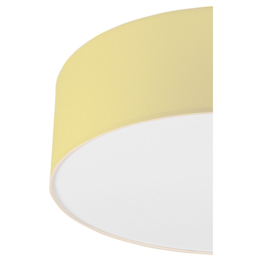 Taklampa SIRJA PASTEL 2xE27/15W/230V Ø 45 cm gul