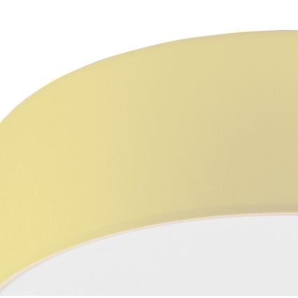 Taklampa SIRJA PASTEL 2xE27/15W/230V Ø 45 cm gul