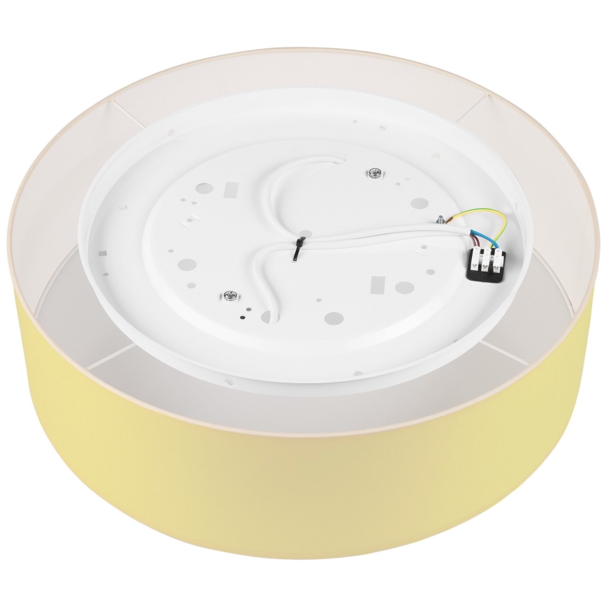 Taklampa SIRJA PASTEL 2xE27/15W/230V Ø 45 cm gul