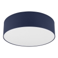 Taklampa SIRJA PASTEL 2xE27/15W/230V Ø 45 cm mörkblå