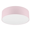 Taklampa SIRJA PASTEL 2xE27/15W/230V Ø 45 cm rosa