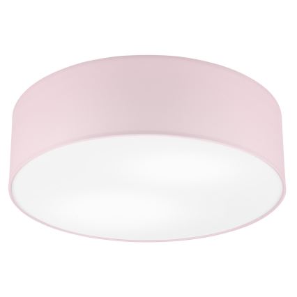 Taklampa SIRJA PASTEL 2xE27/15W/230V Ø 45 cm rosa