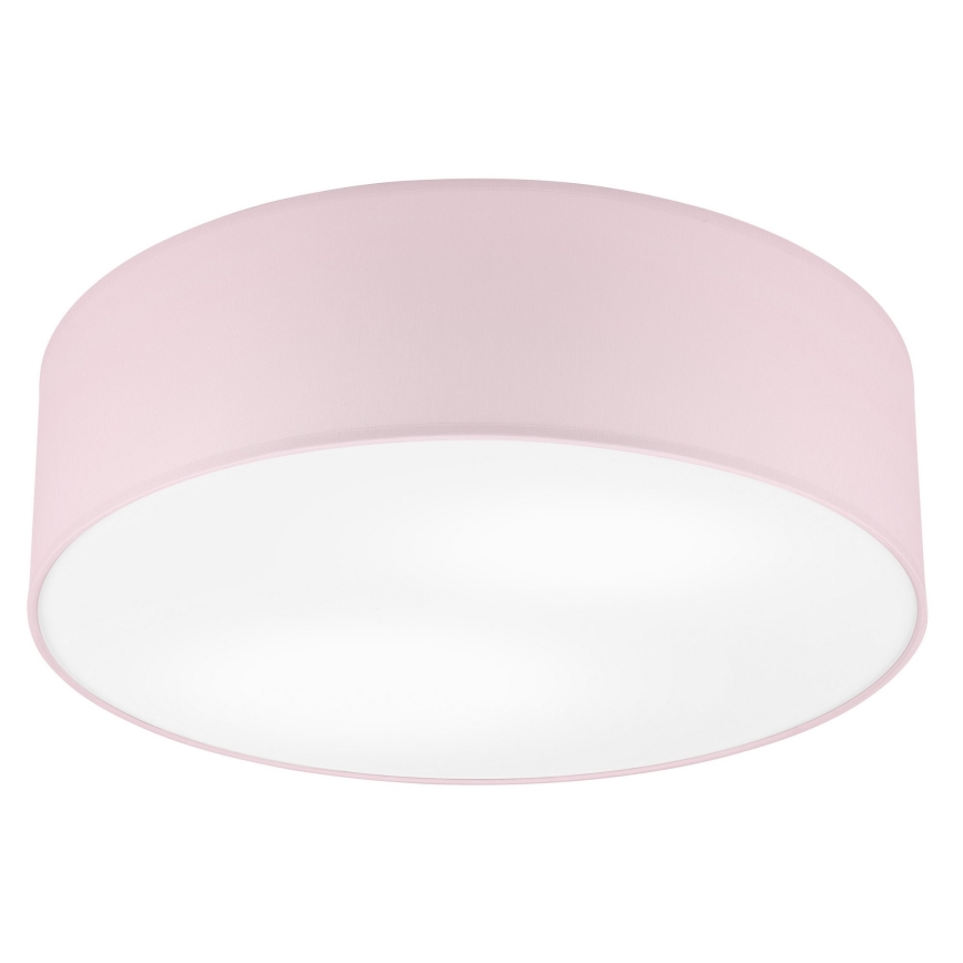 Taklampa SIRJA PASTEL 2xE27/15W/230V Ø 45 cm rosa