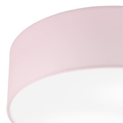 Taklampa SIRJA PASTEL 2xE27/15W/230V Ø 45 cm rosa