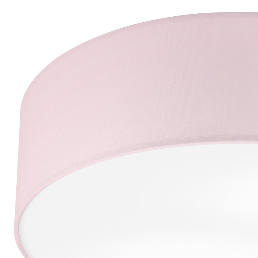 Taklampa SIRJA PASTEL 2xE27/15W/230V Ø 45 cm rosa